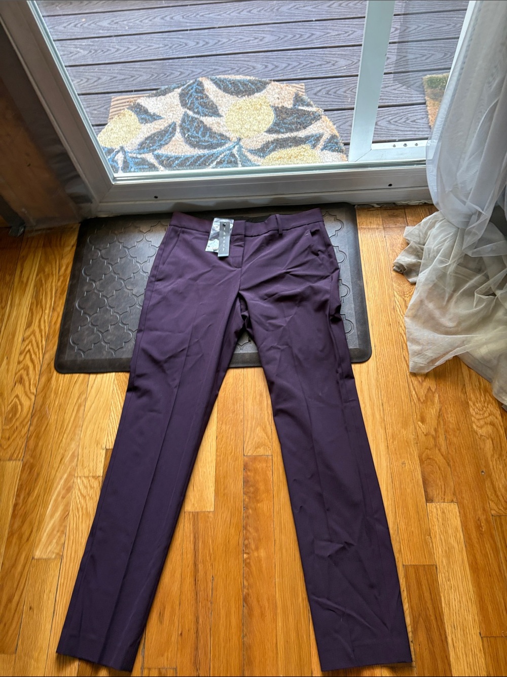 Theory Purple Women's Tailored Trousers